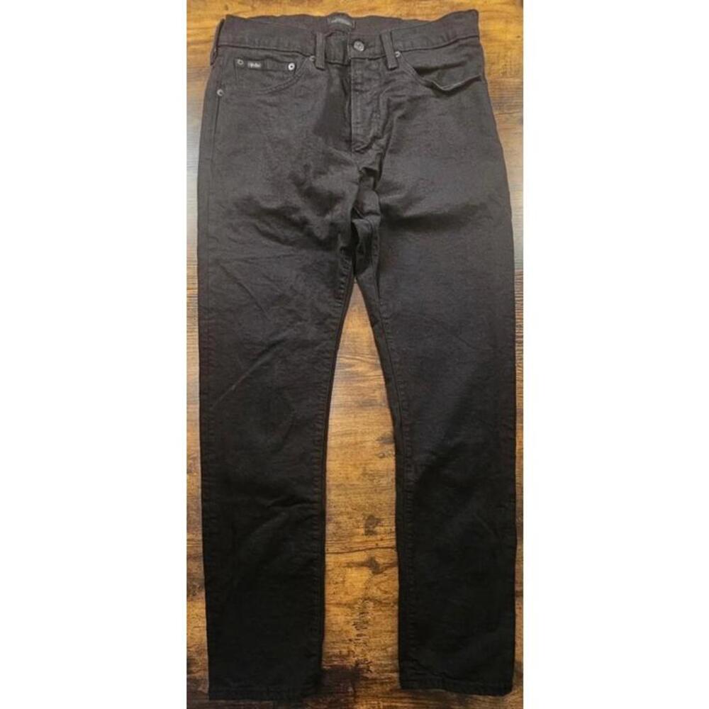 Polo Ralph Lauren Black Sullivan Slim Fit Jeans Size 32 X 31‎